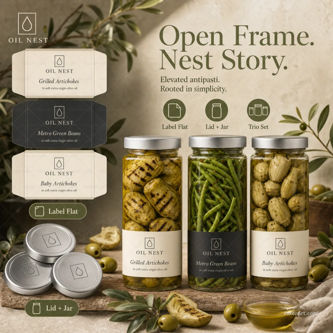 Open frame mockup