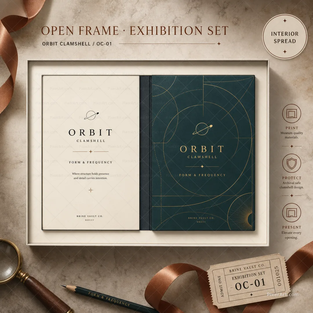 Open frame mockup