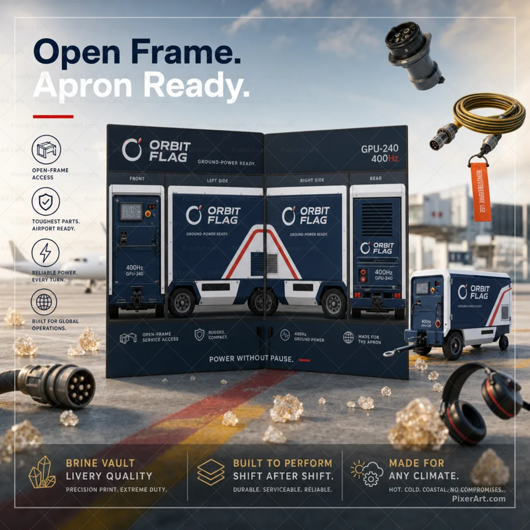 Open frame mockup