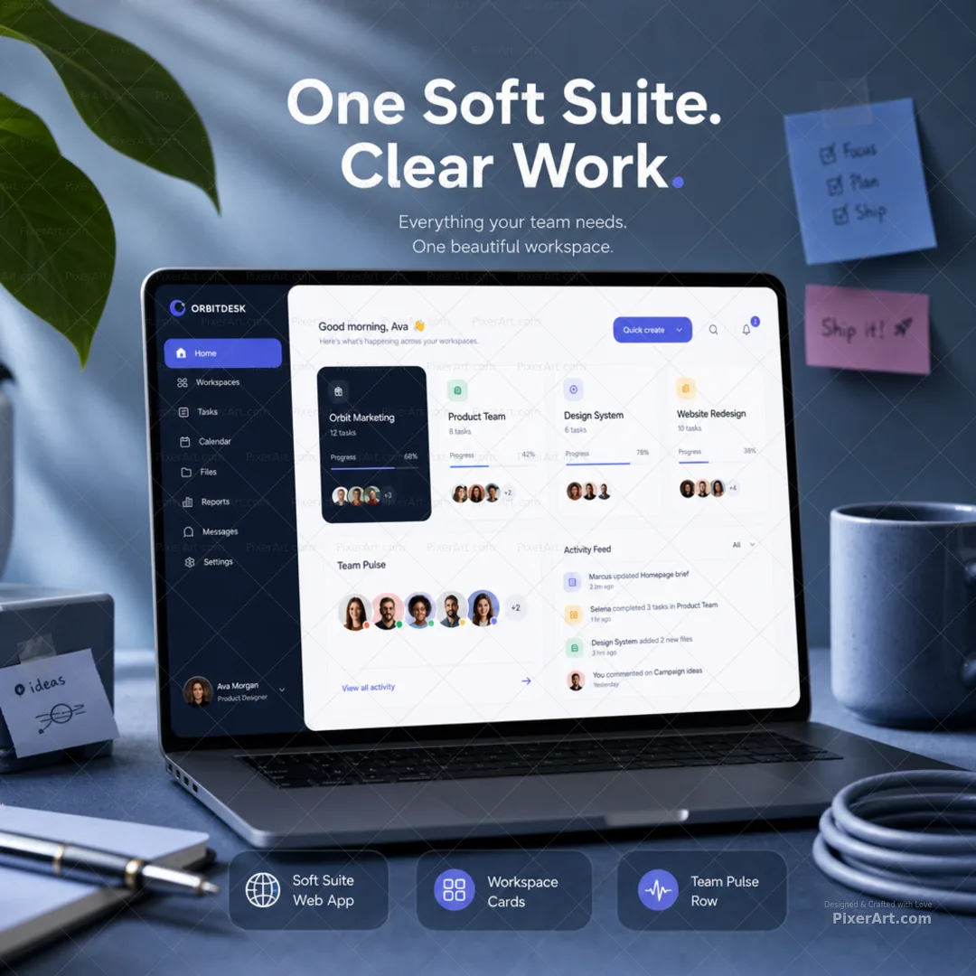 OrbitDesk Soft Suite Web App