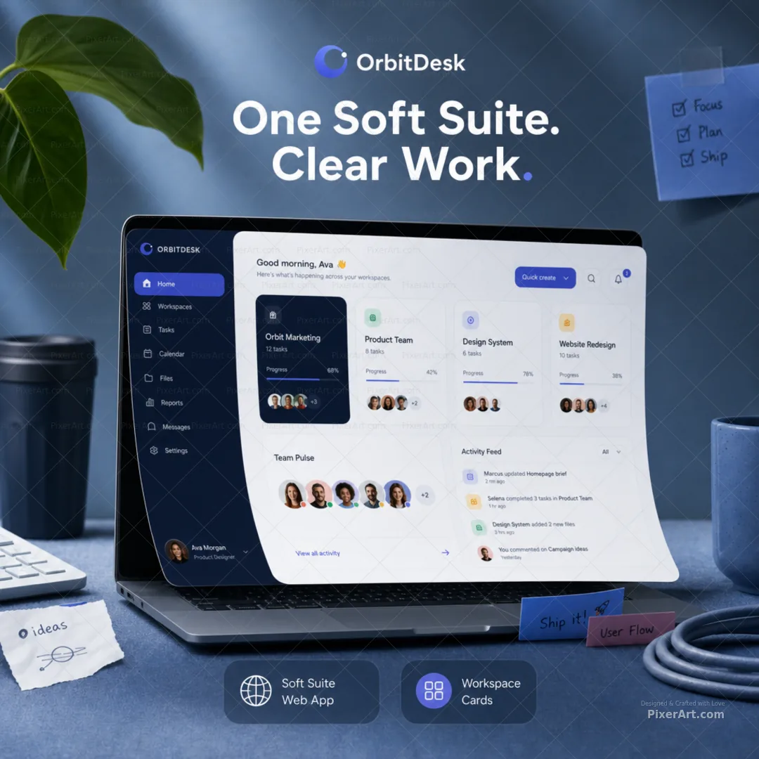 OrbitDesk Soft Suite Web App