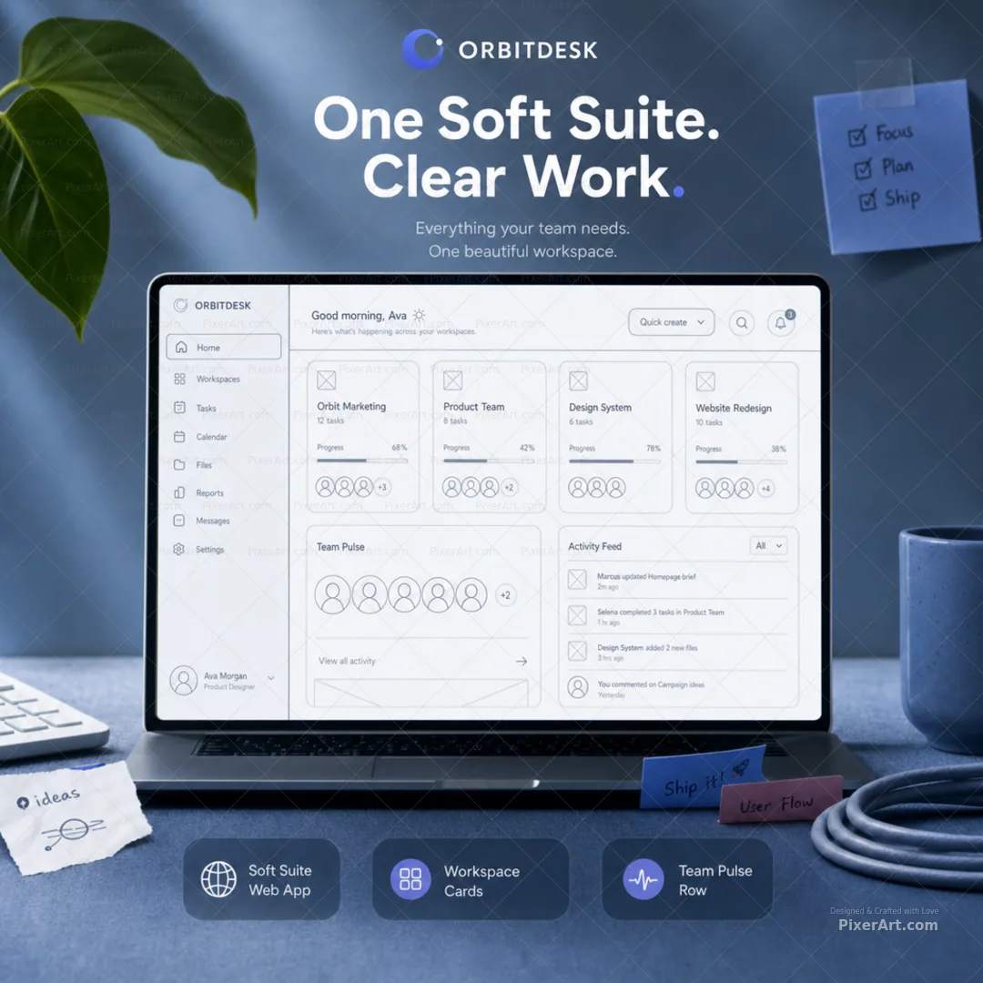 OrbitDesk Soft Suite Web App