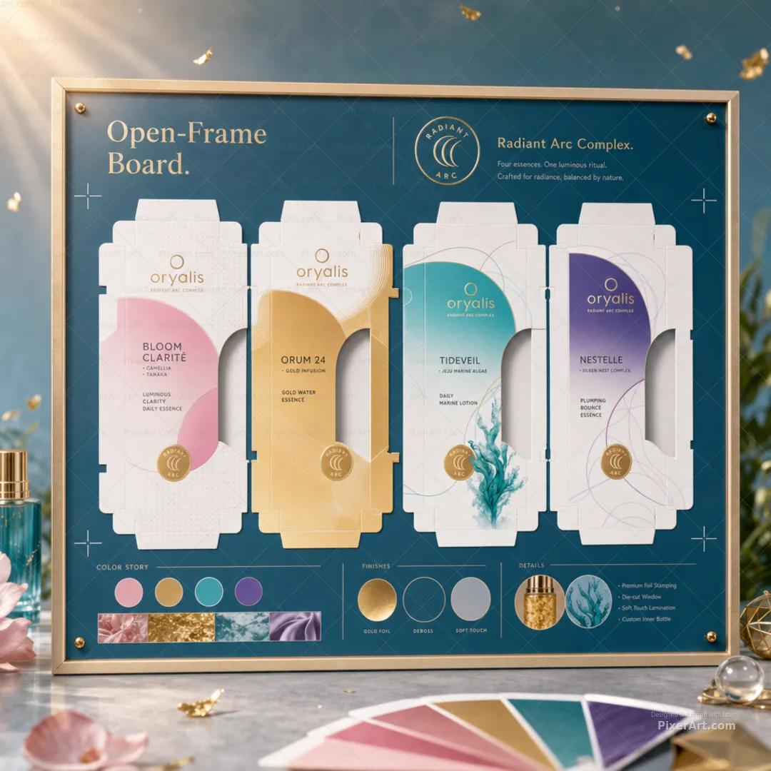 Open frame mockup