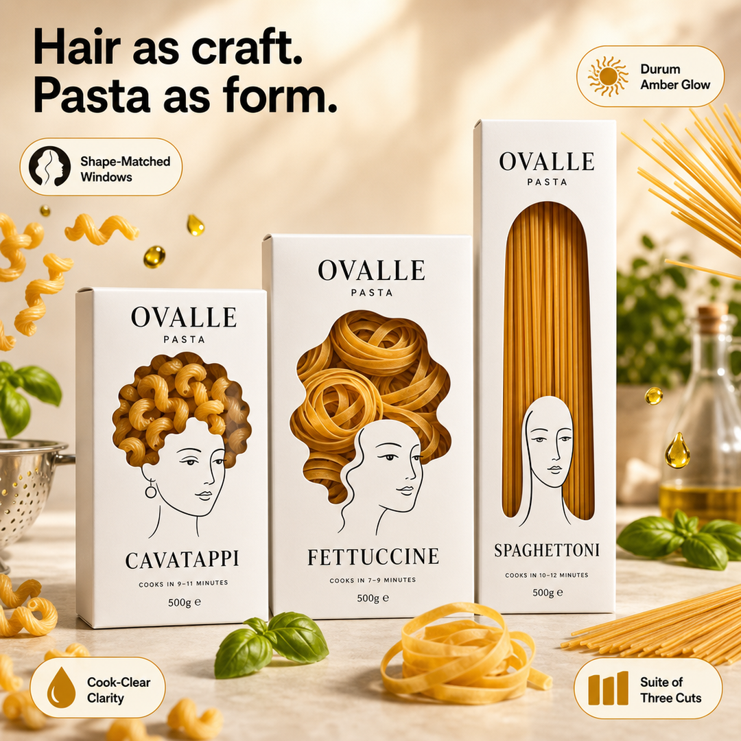Ovalle Pasta Hair-Window Carton Suite