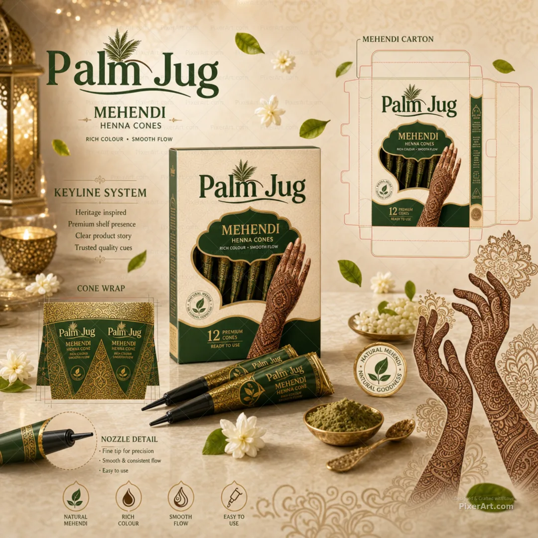 Palm Jug Mehendi
