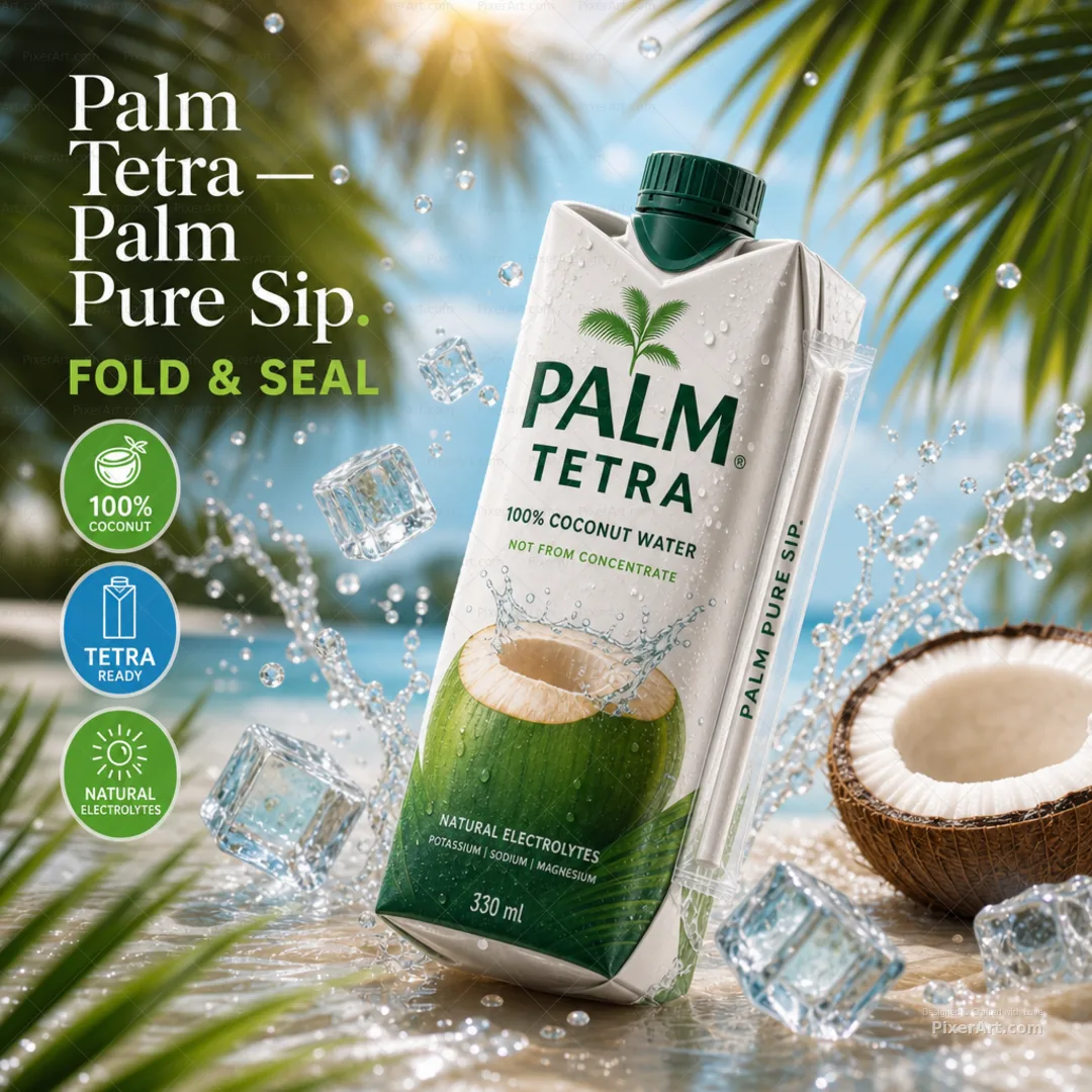 Palm Tetra Coconut Water Pack