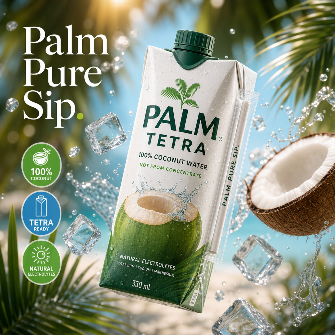 Palm Tetra Coconut Water Pack