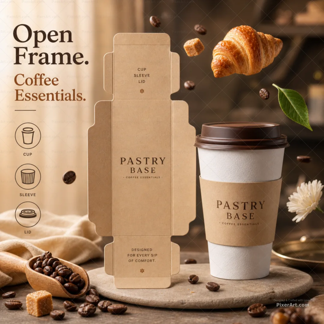 Open frame mockup