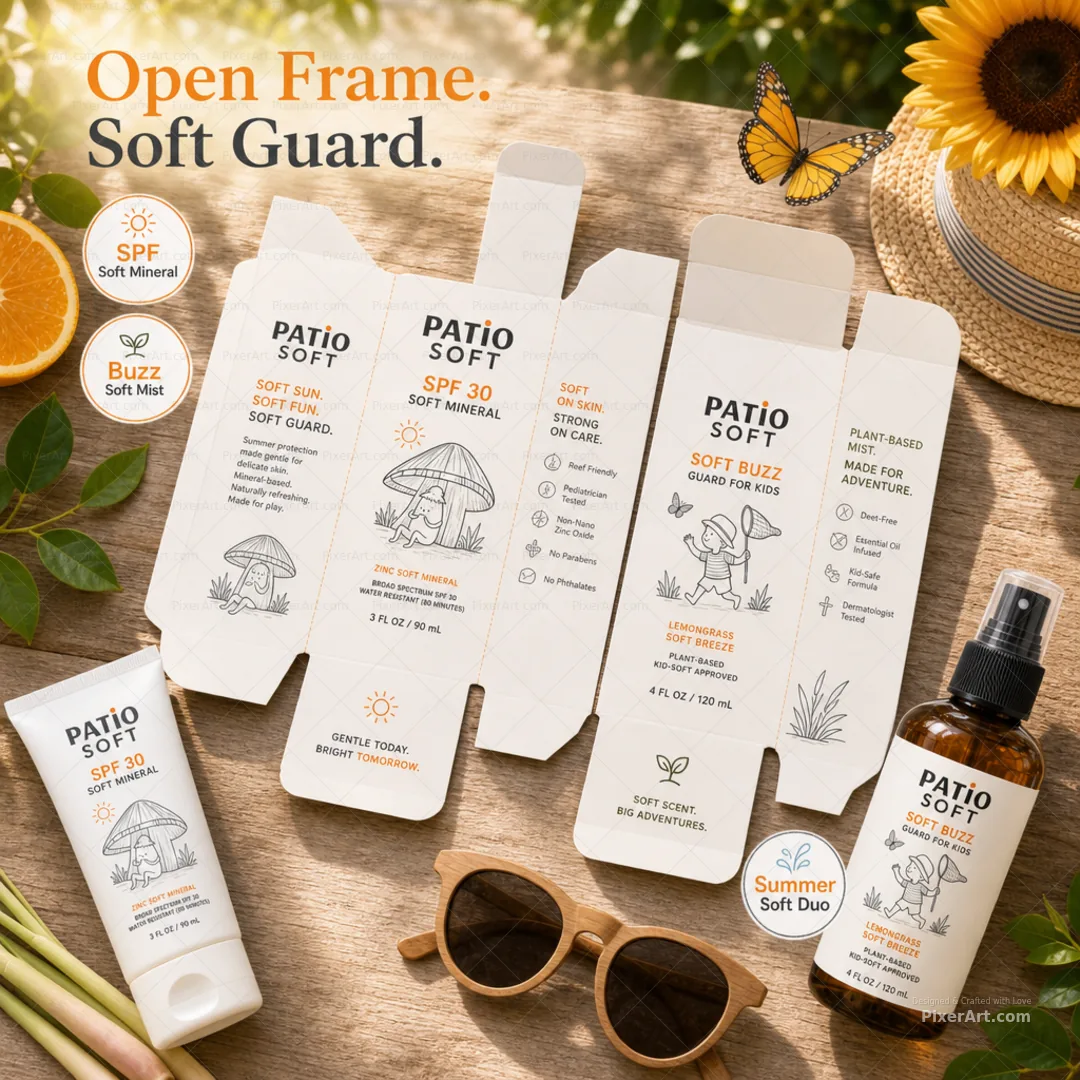 Open frame mockup
