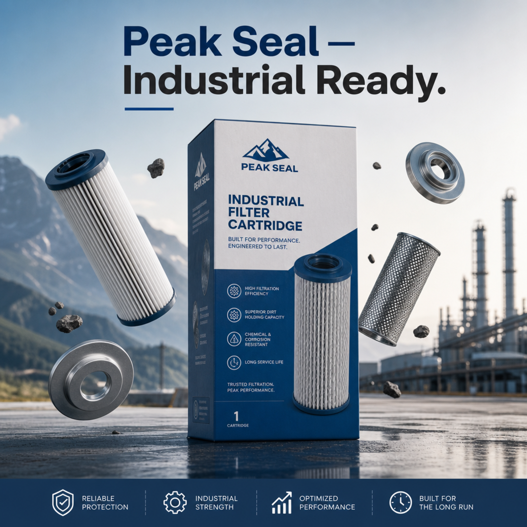 Peak Seal Industrial Filter Cartridge Carton