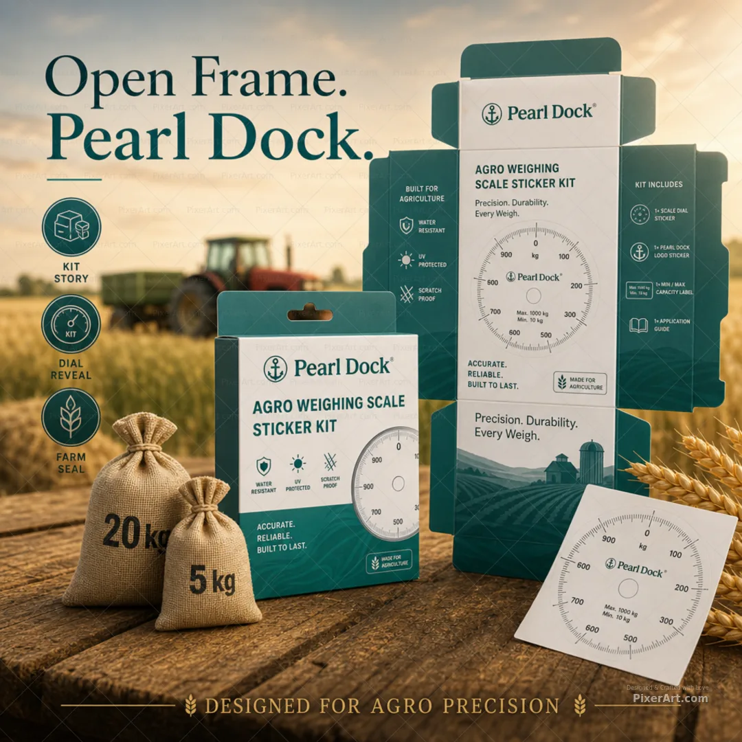 Open frame mockup
