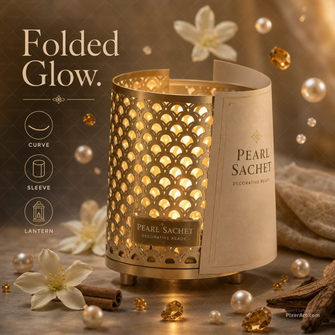 Pearl Sachet Decorative Candle Lantern Sleeve