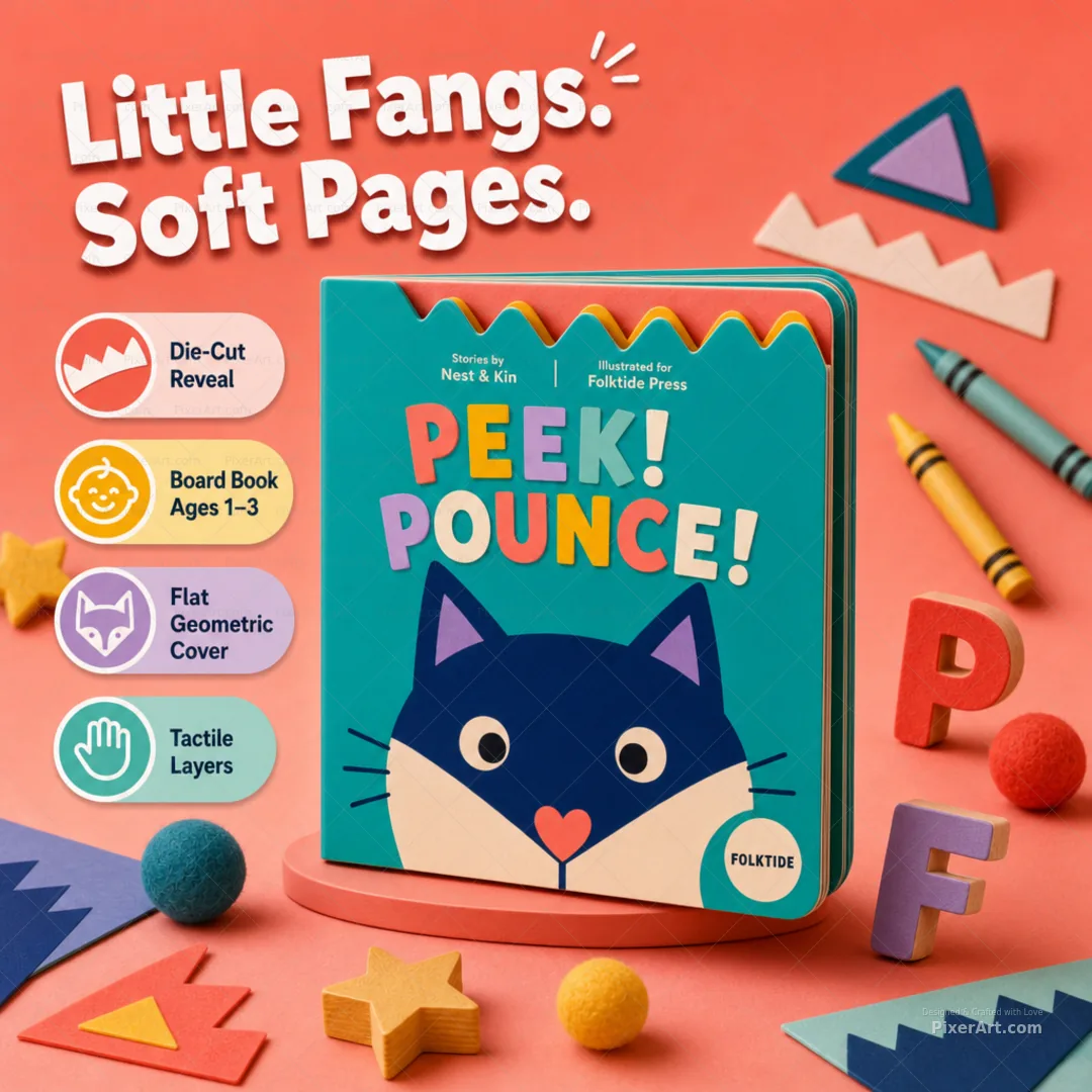 Peekvra Peek Pounce Board Book