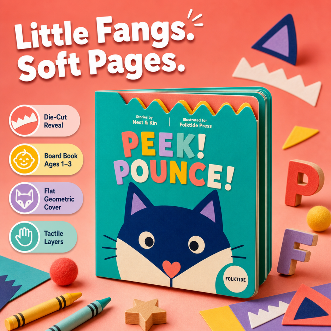 Peekvra Peek Pounce Board Book