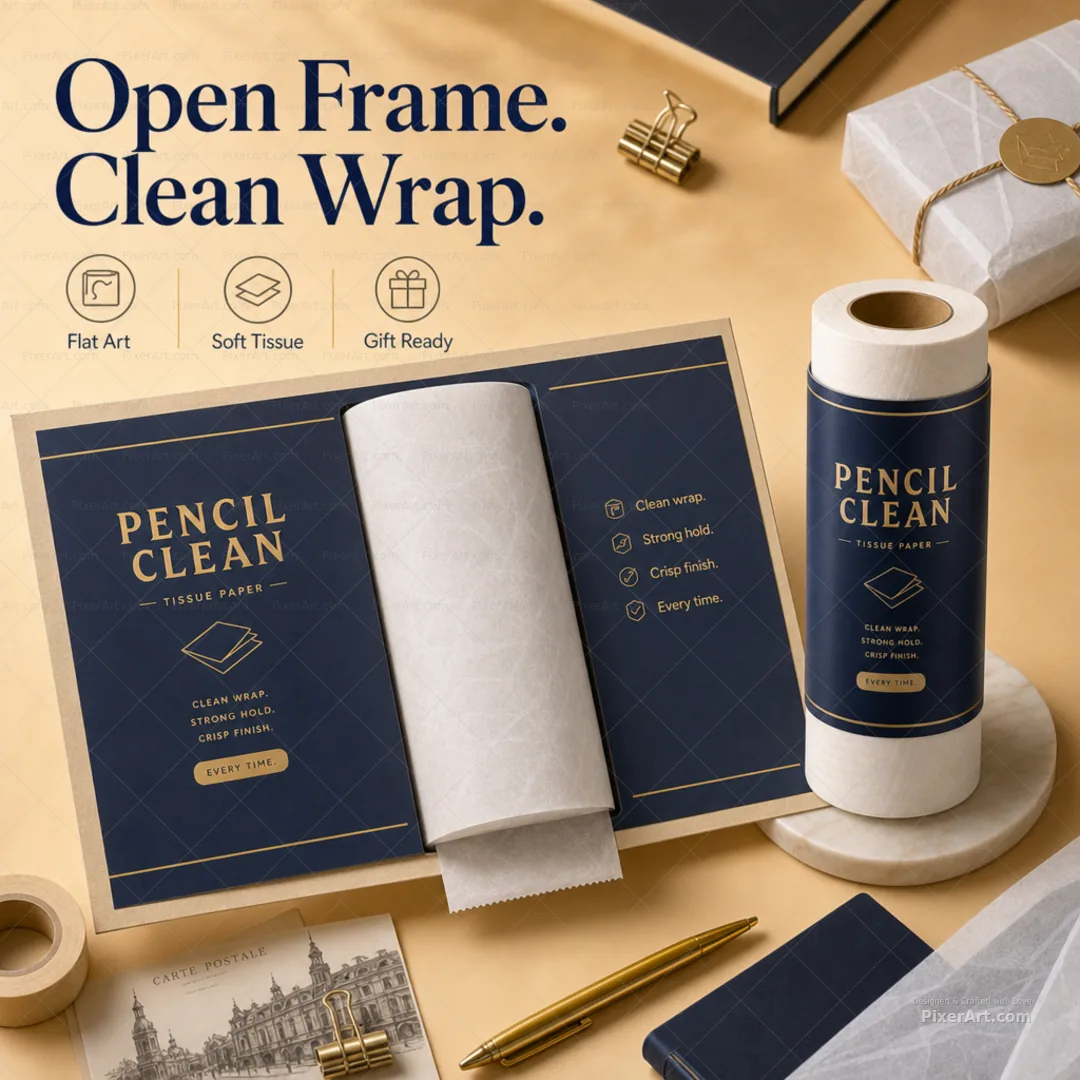 Open frame mockup