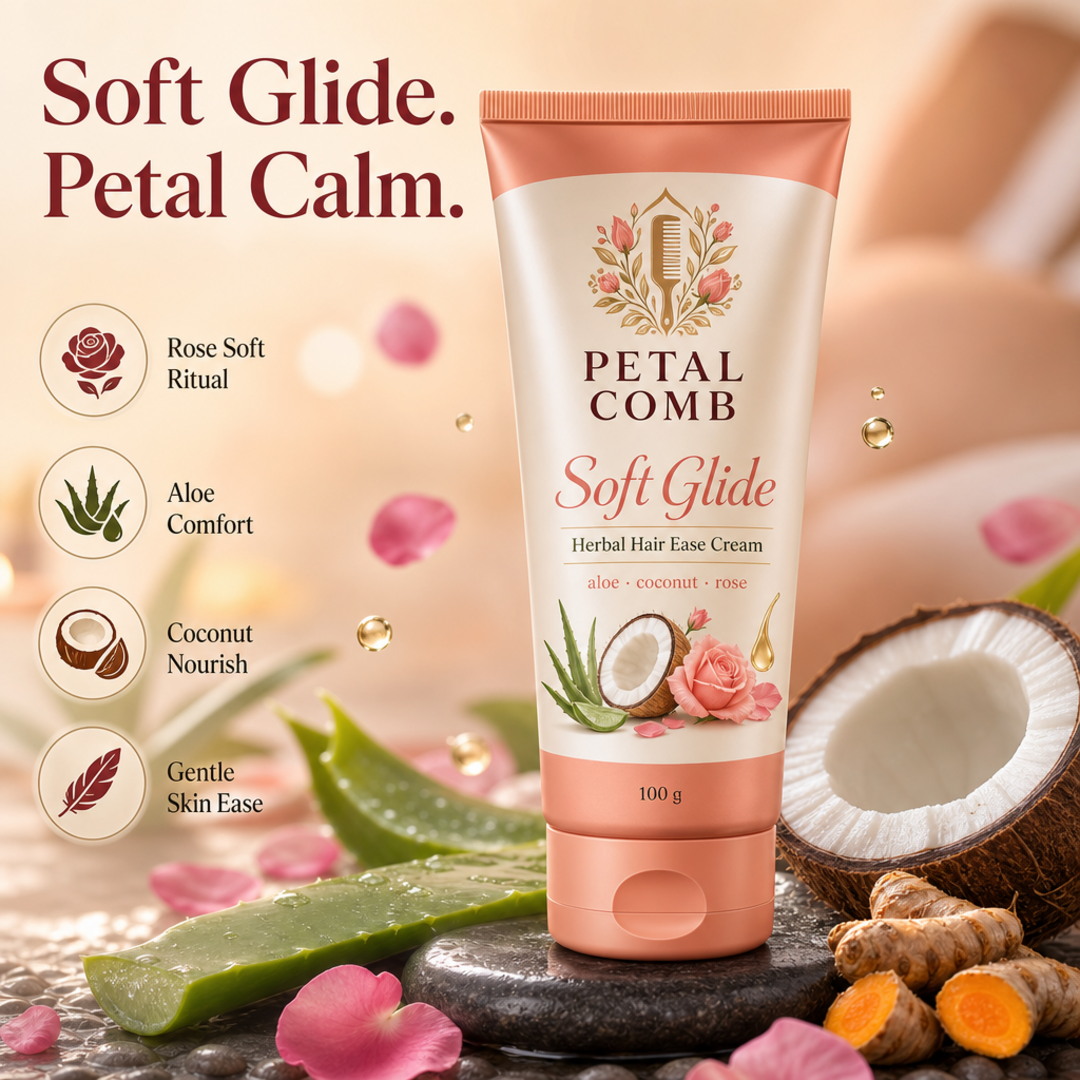 Petal Comb Soft Glide Cream