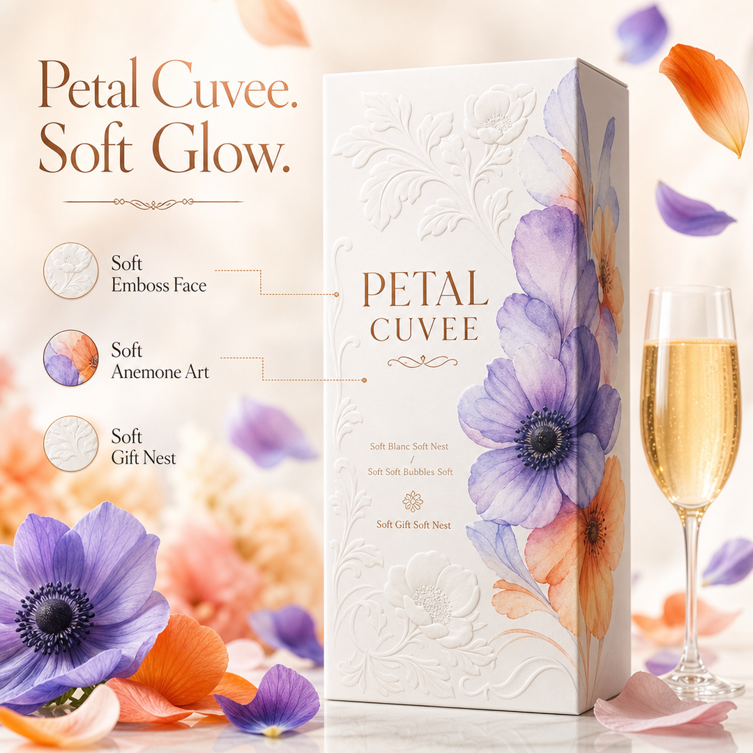 Petal Cuvee Soft Blanc Gift Carton