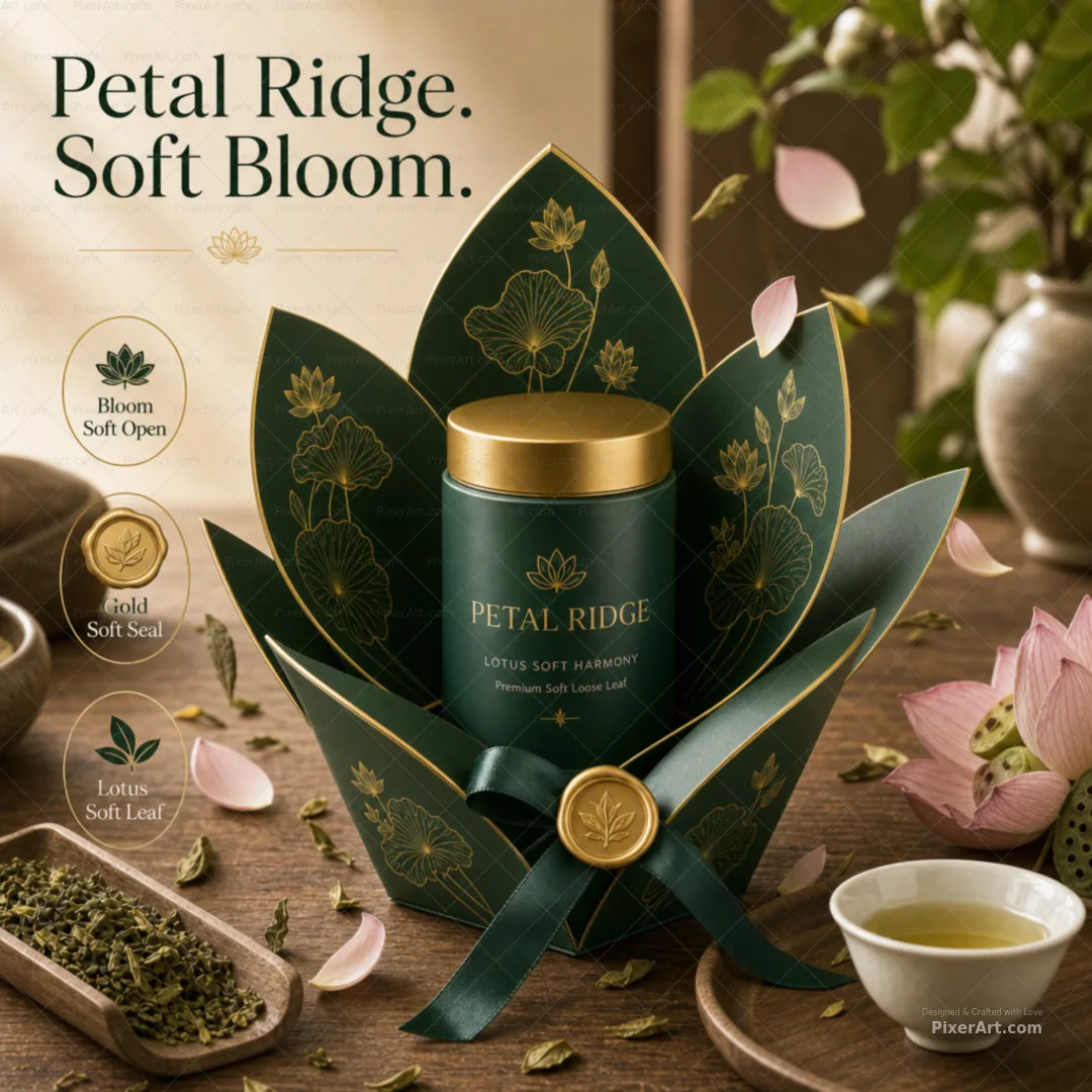 Petal Ridge Lotus Soft Bloom