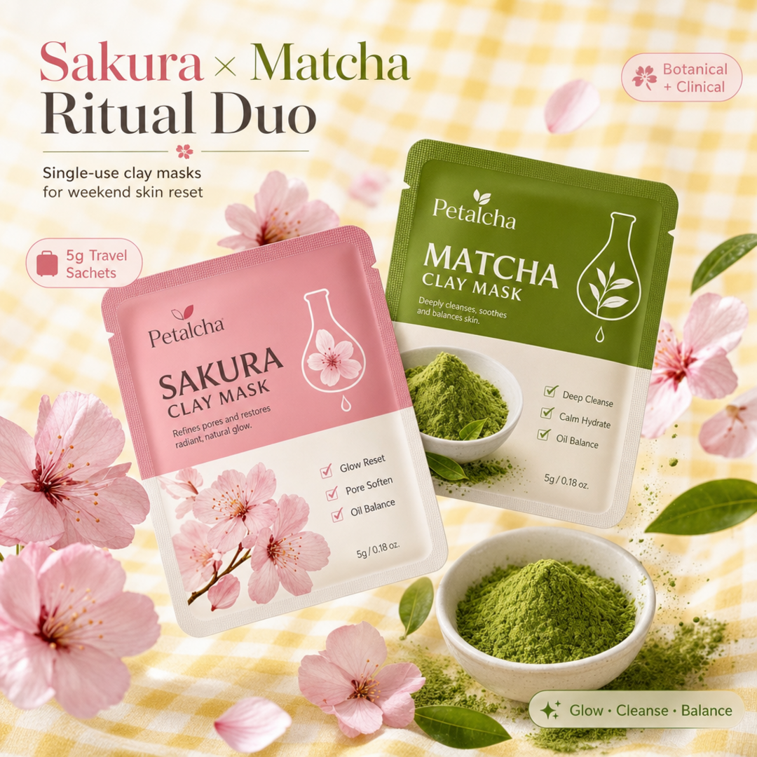 Petalcha Sakura × Matcha Mud Duo