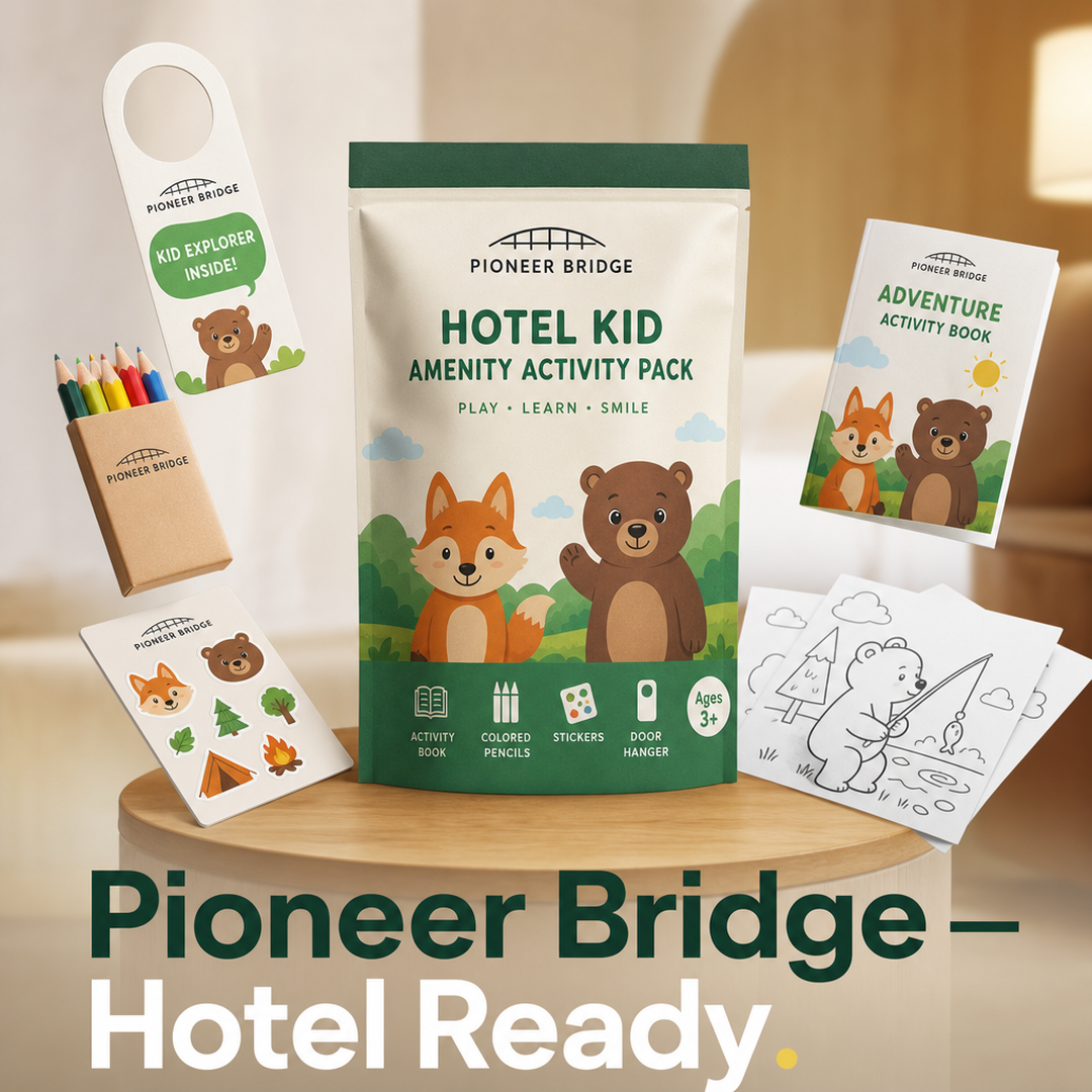 Pioneer Bridge Hotel Kid Amenity Activity Pack