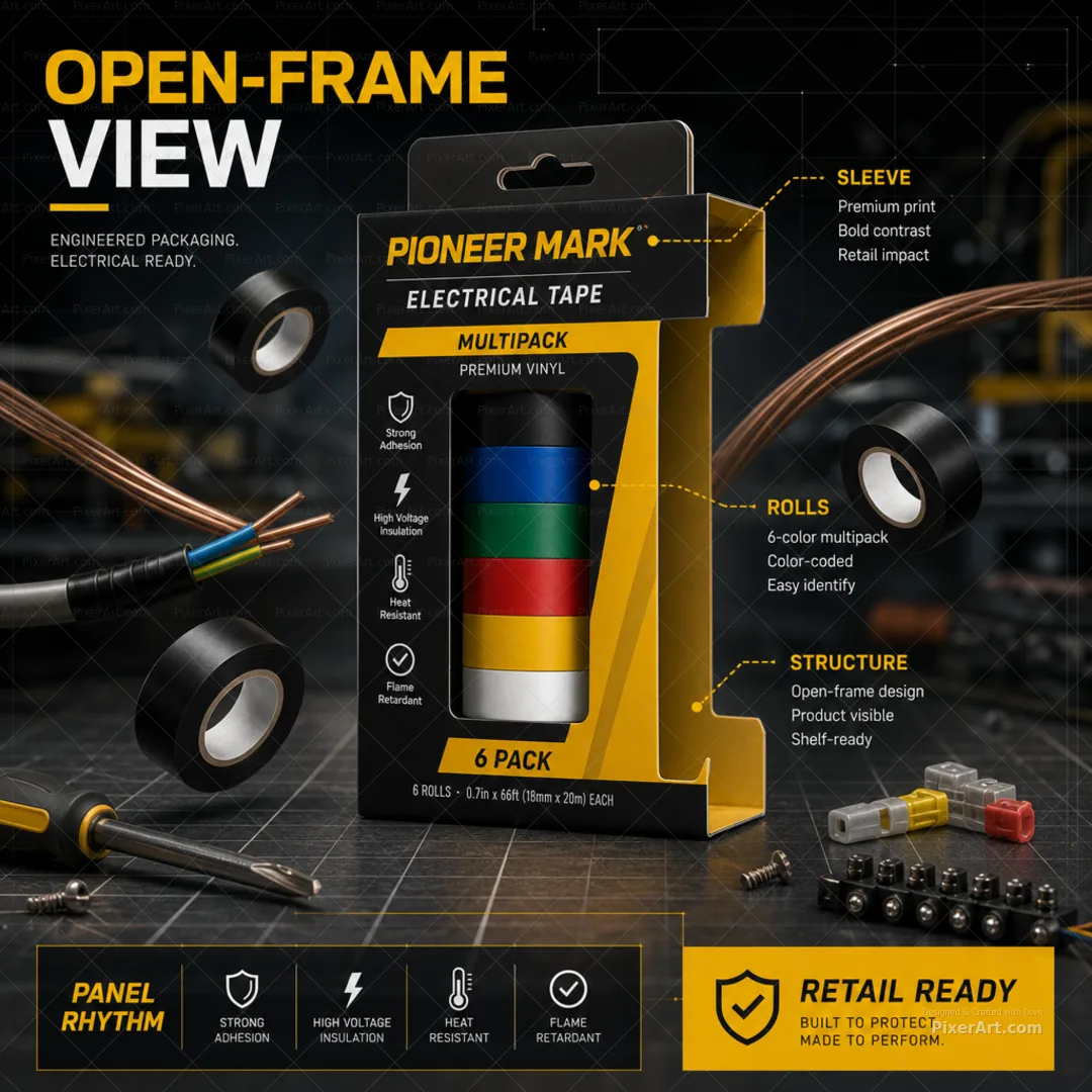 Open frame mockup
