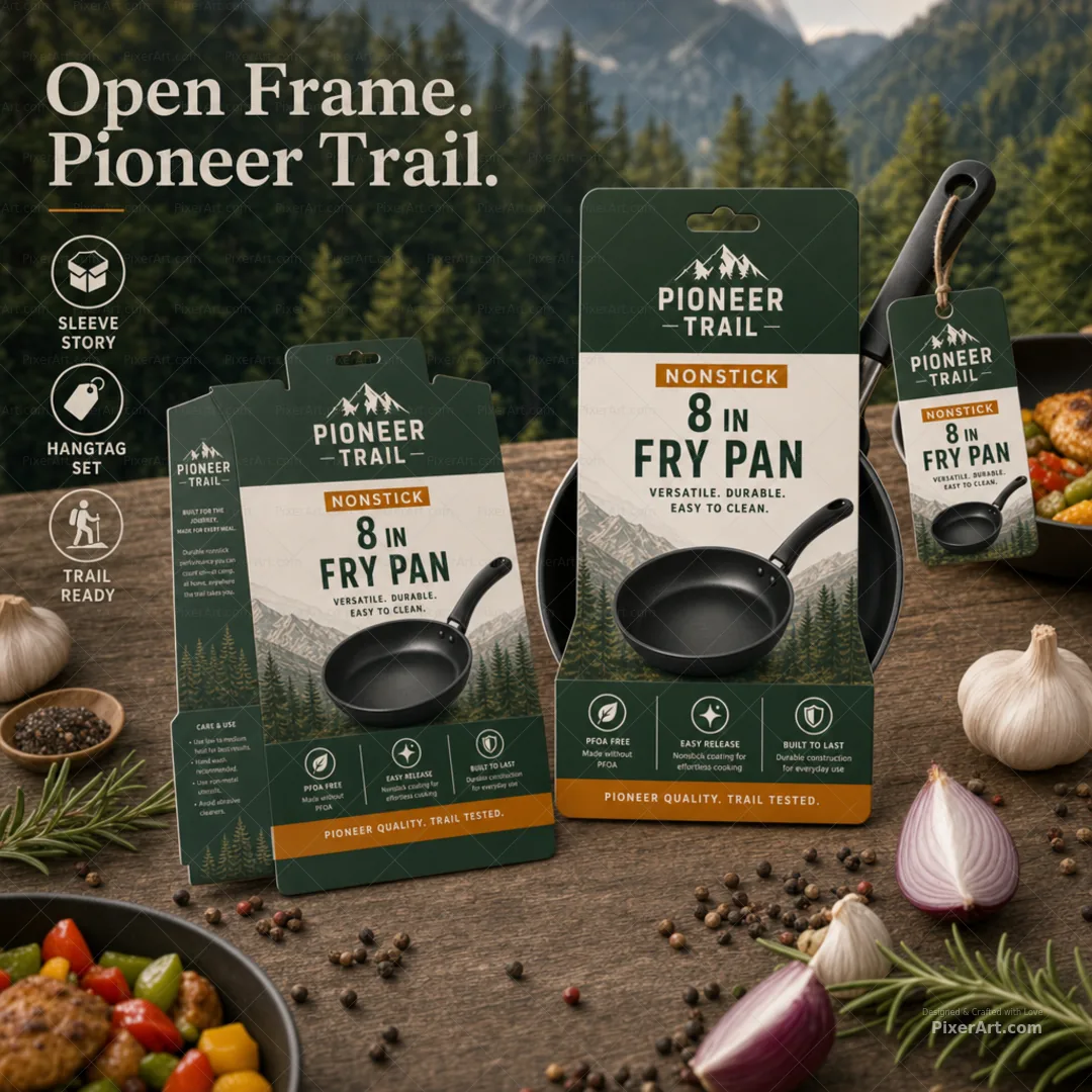 Open frame mockup