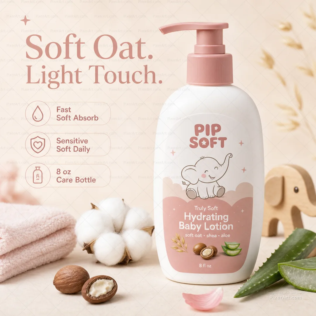 Pip Soft Hydrating Baby Lotion