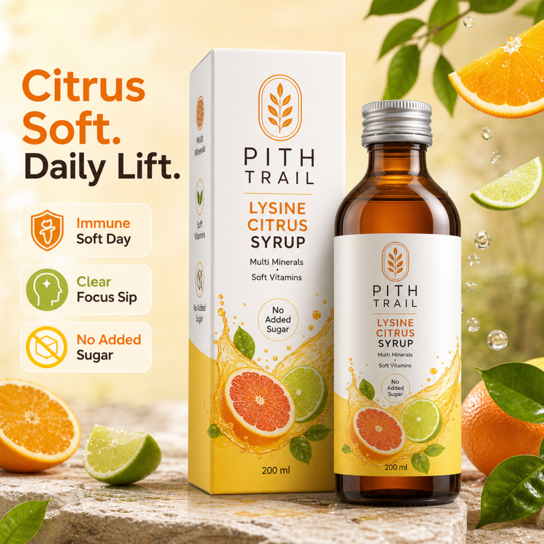 Pith Trail Lysine Citrus Syrup