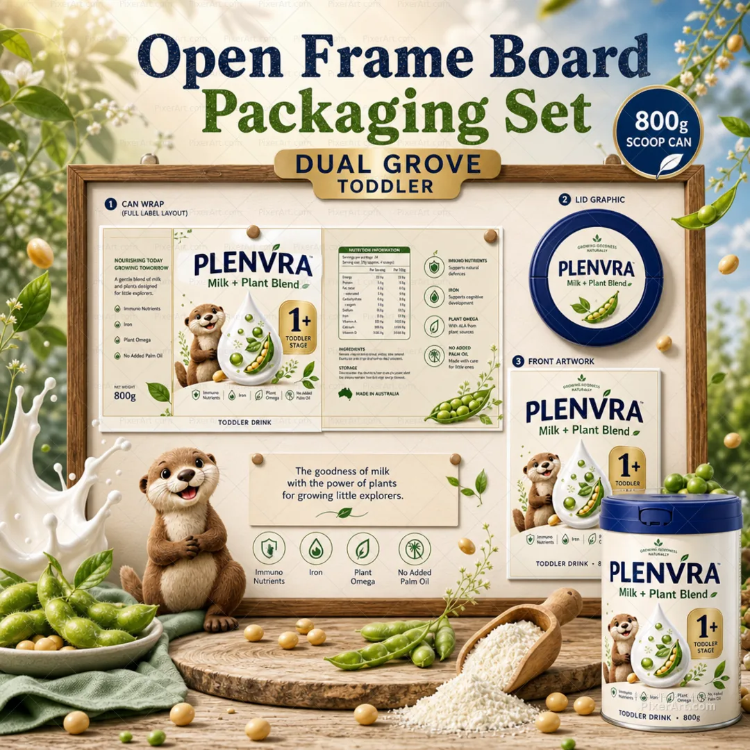 Open frame mockup