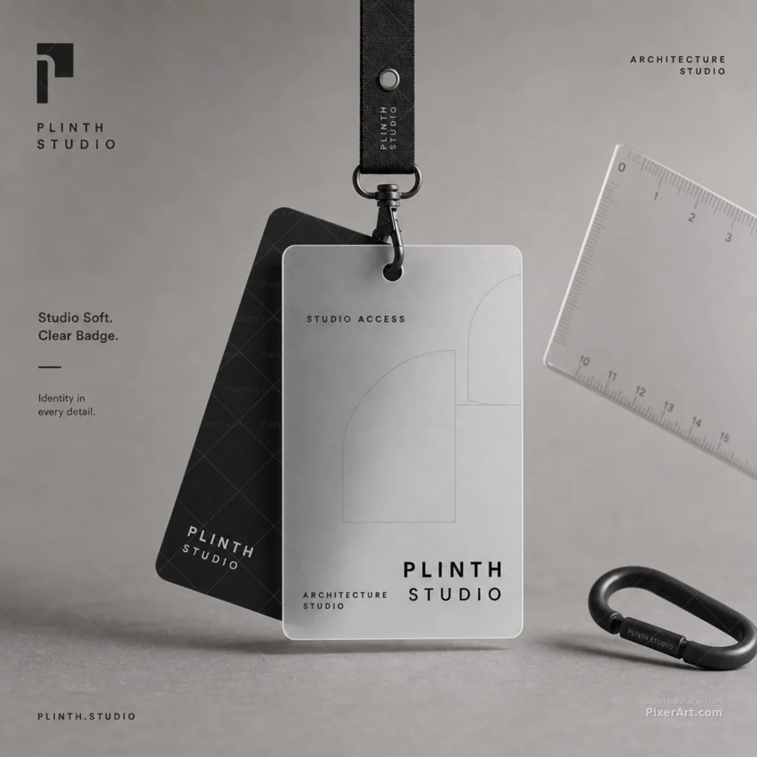 Plinth Studio Architect ID Badge