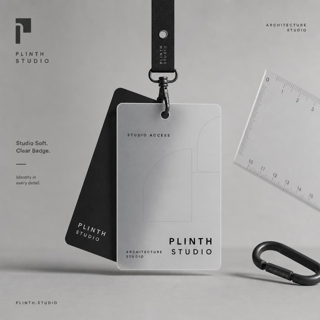 Plinth Studio Architect ID Badge