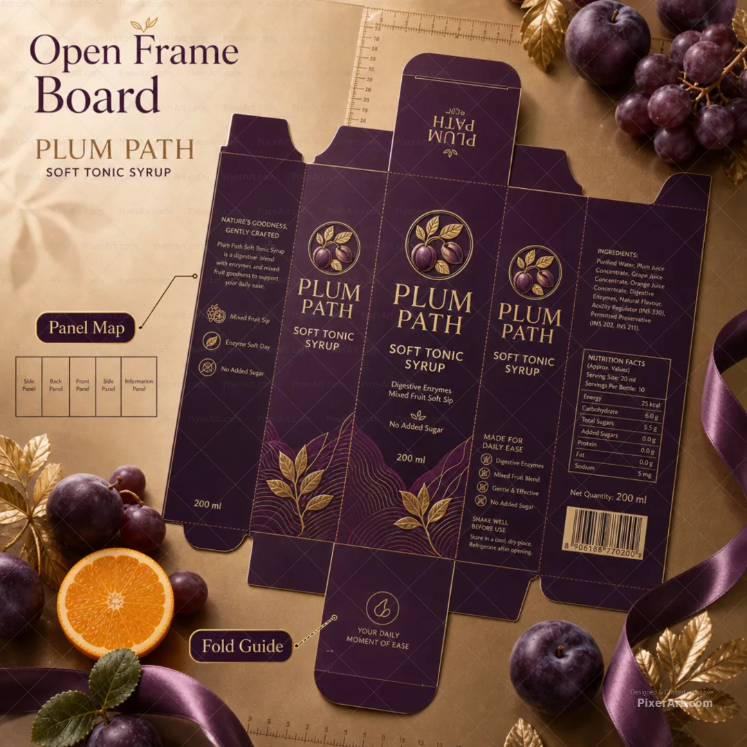 Open frame mockup