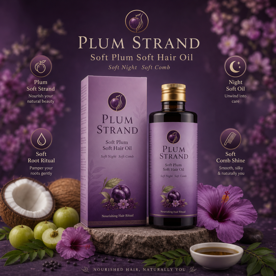 Plum Strand Soft Plum Hair Oil