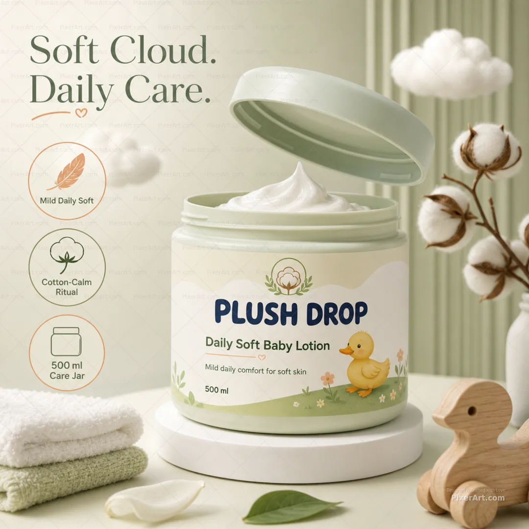 Plush Drop Daily Soft Baby Lotion