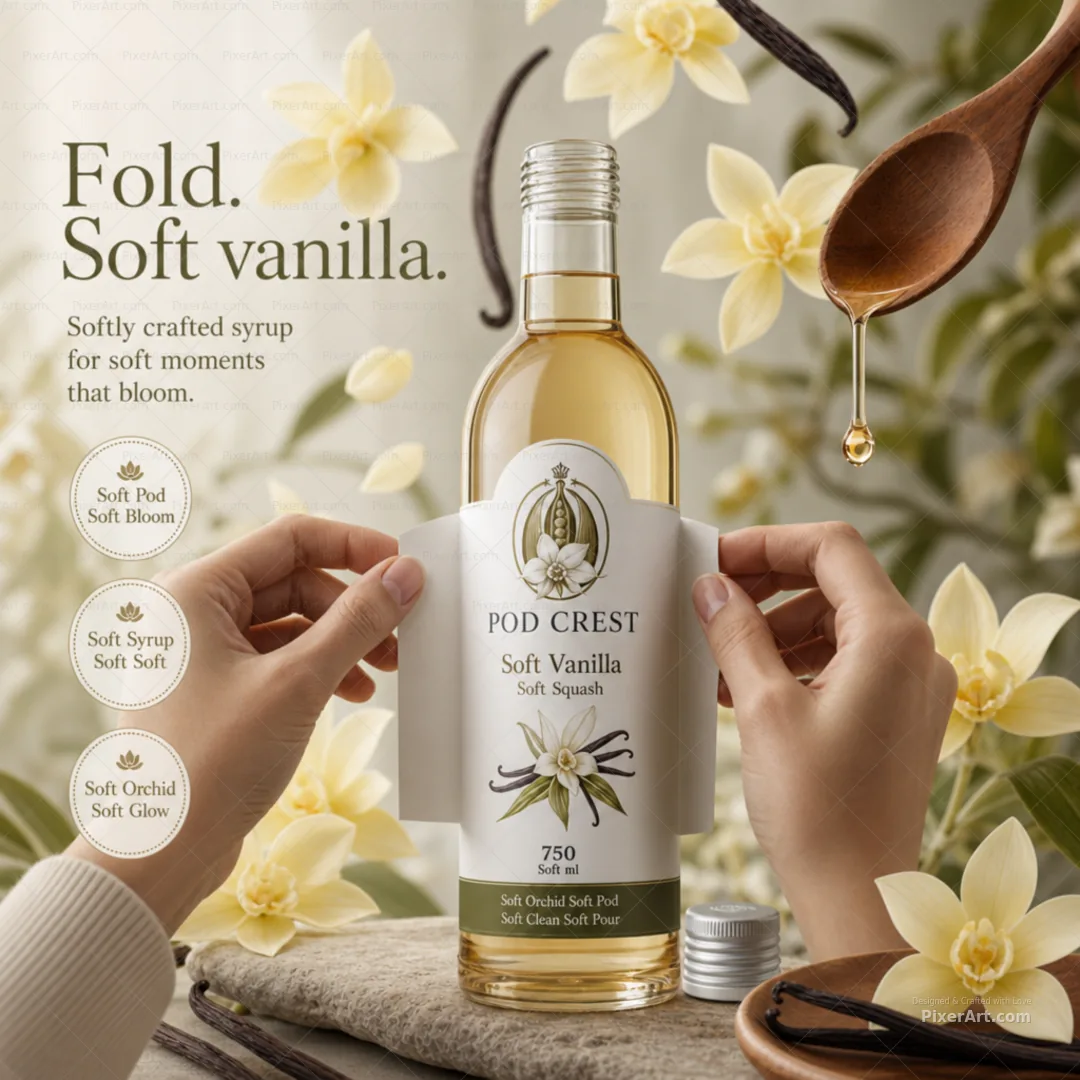 Pod Crest Soft Vanilla Syrup