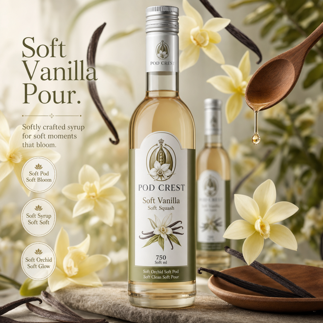Pod Crest Soft Vanilla Syrup