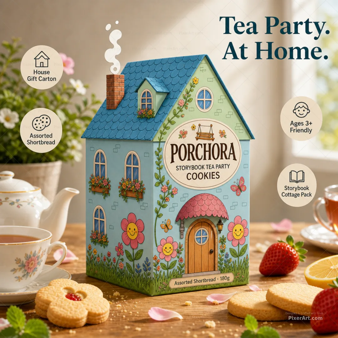 Porchora Storybook Tea Party Cookies
