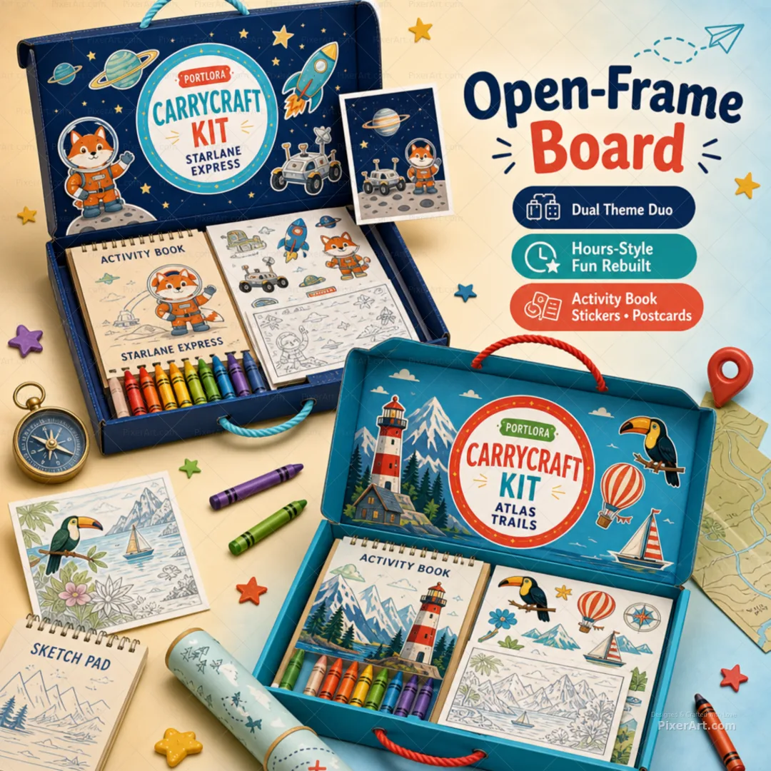Open frame mockup