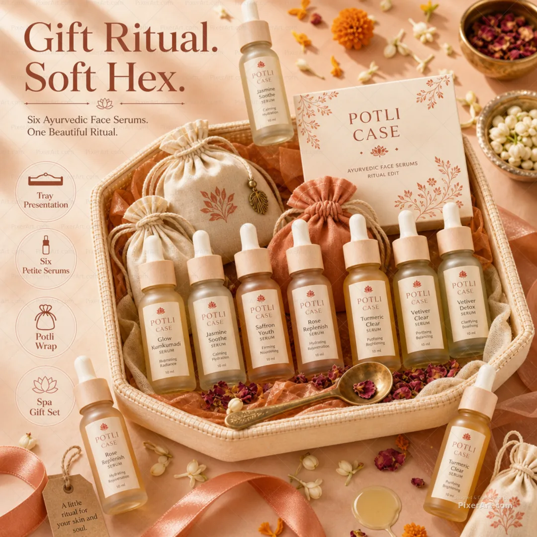 Potli Case Serum Gift Tray