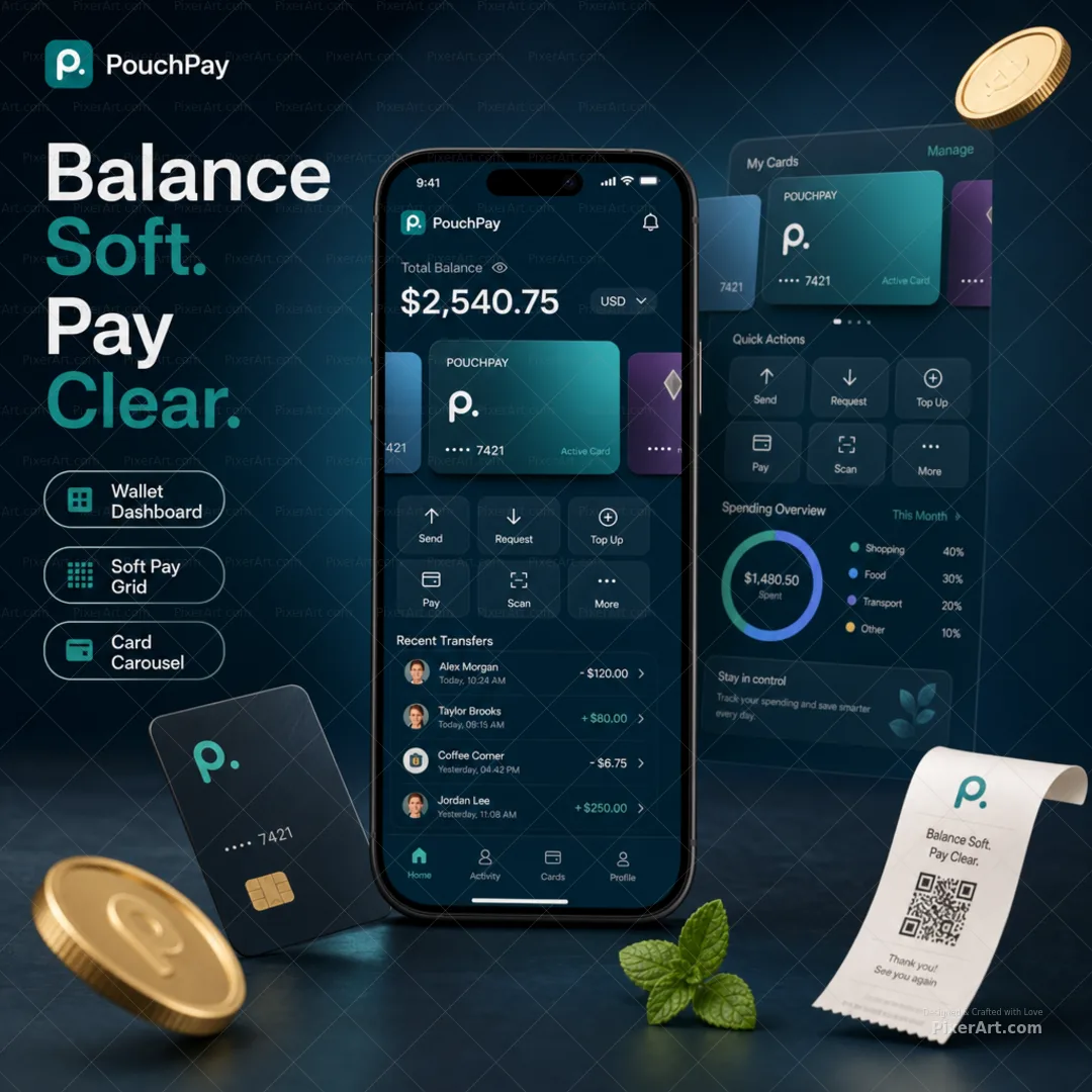 PouchPay Wallet Dashboard