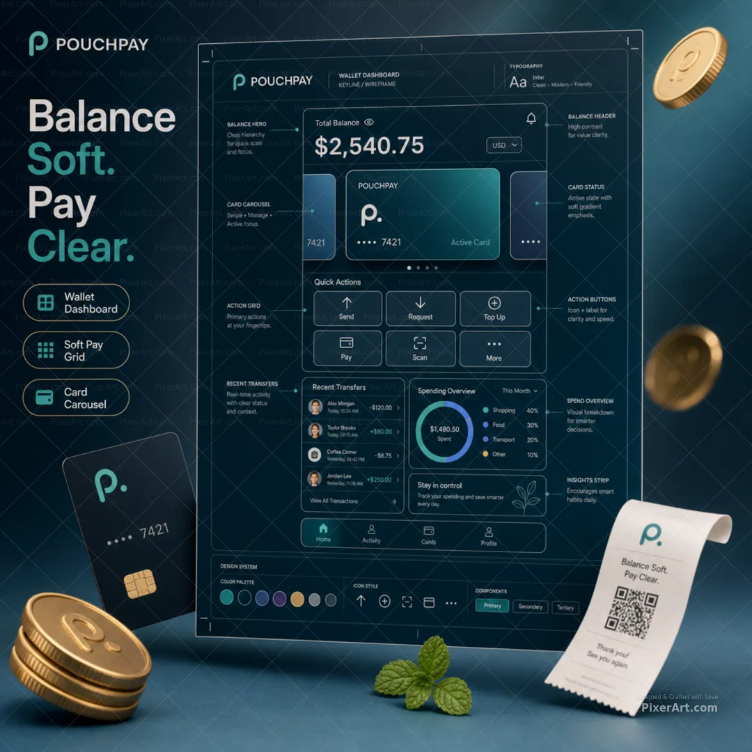 PouchPay Wallet Dashboard