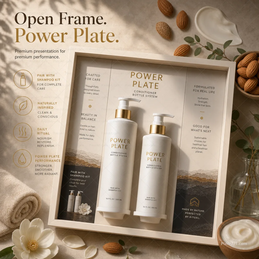 Power Plate Conditioner bottle system