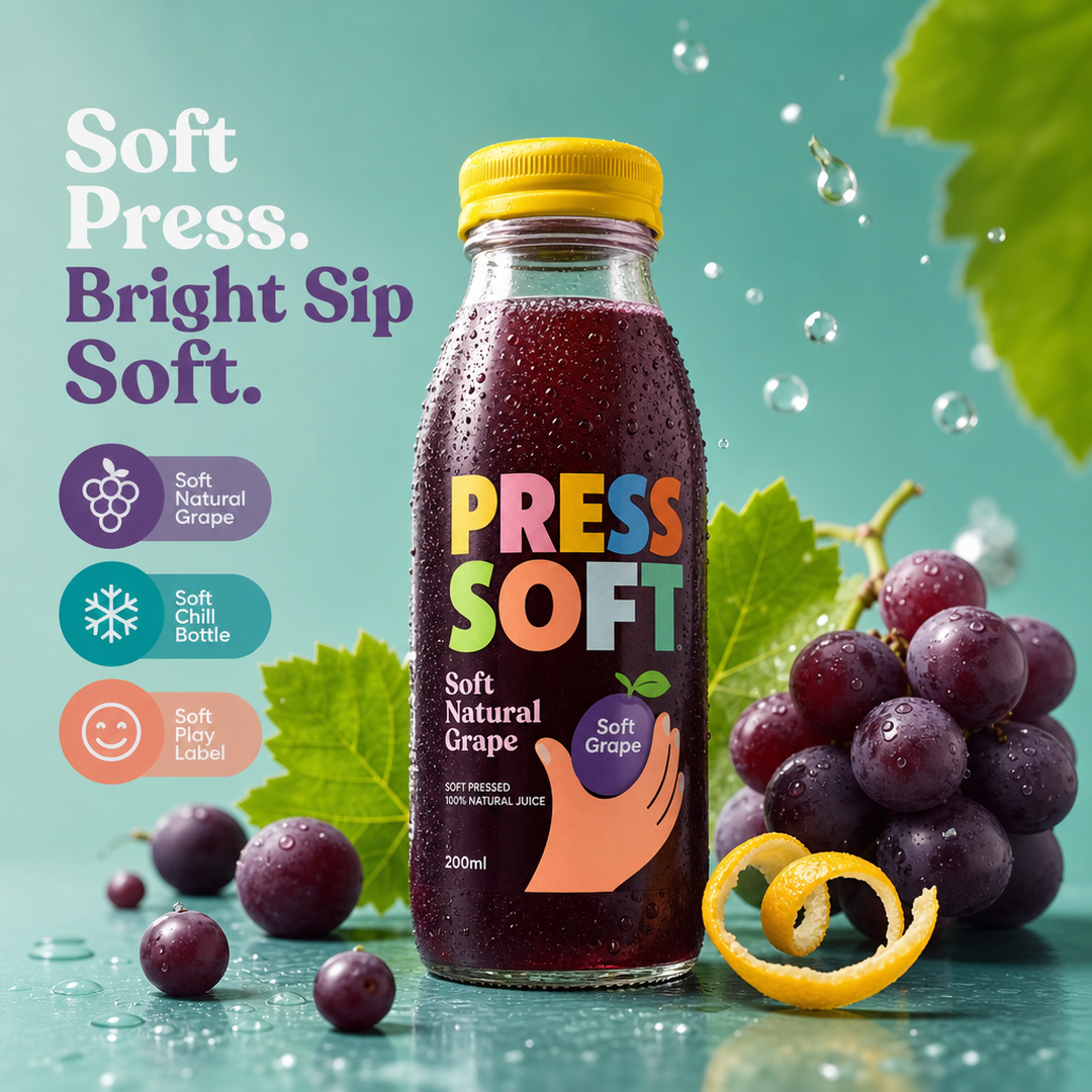 Press Soft Natural Grape Juice