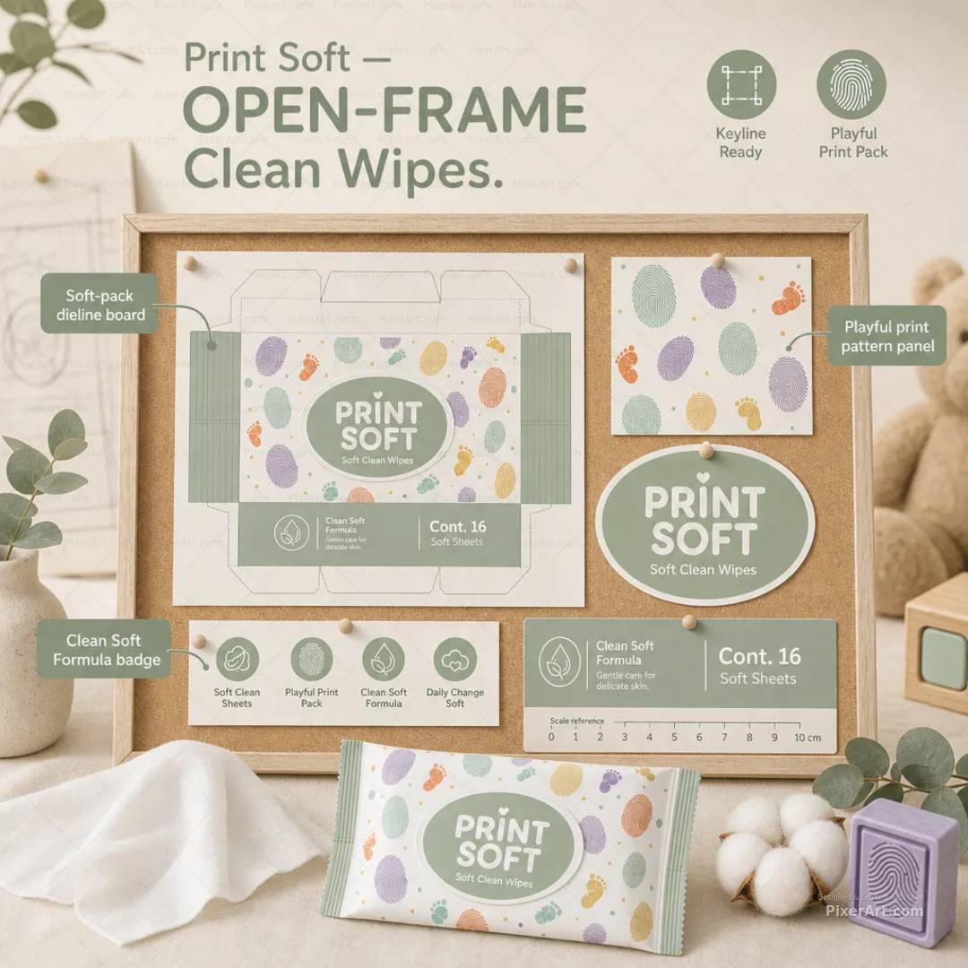 Open frame mockup