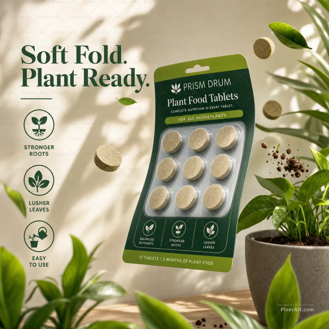 Prism Drum Plant Food Tablet Blister