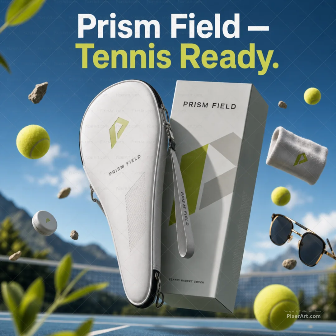 Prism Field Tennis Racket Cover + Box