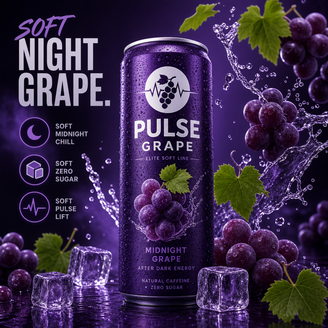 Pulse Grape Soft Midnight Can