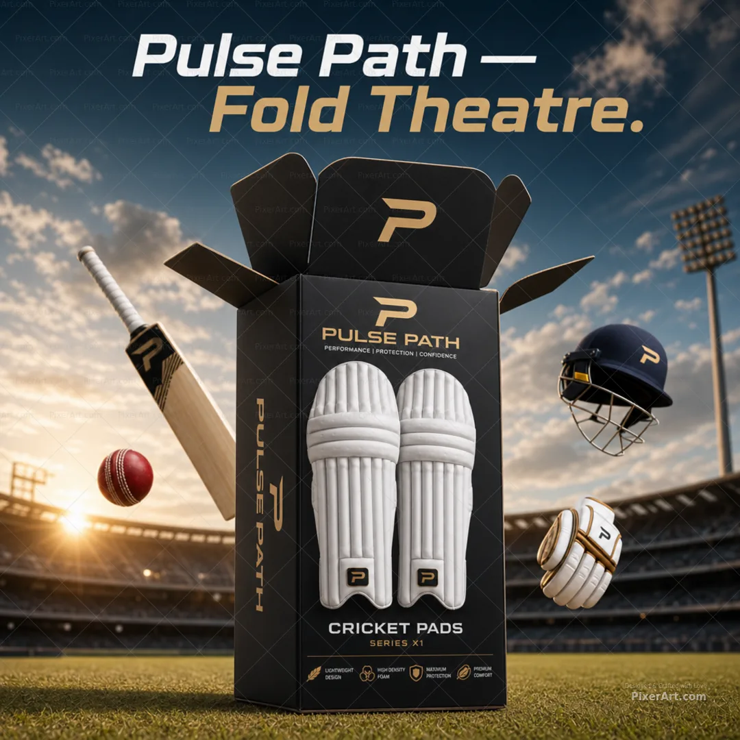 Pulse Path Cricket Pad Pair Carton