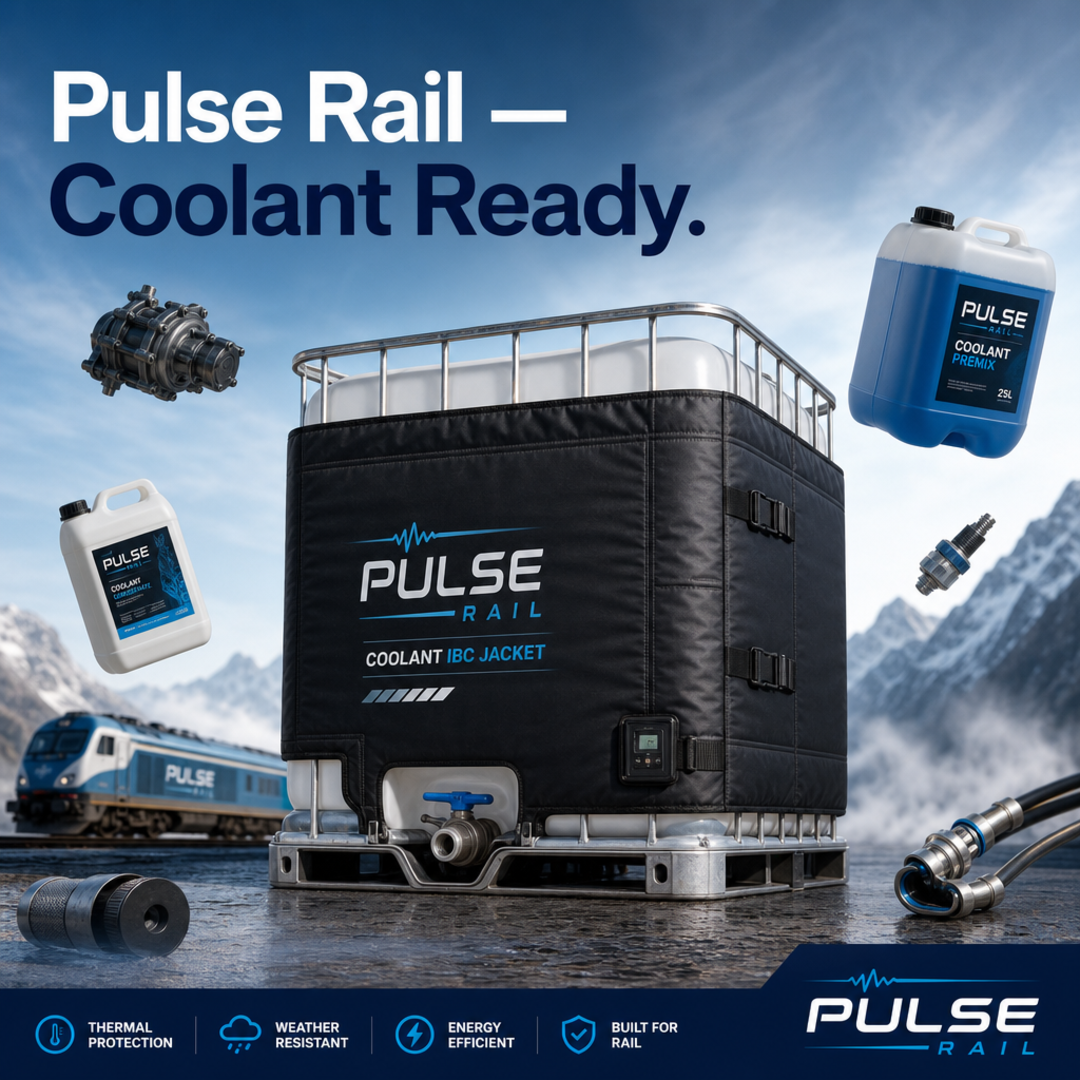 Pulse Rail Coolant Emulsion Ibc Jacket Graphic