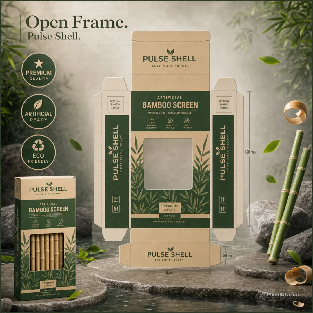 Open frame mockup